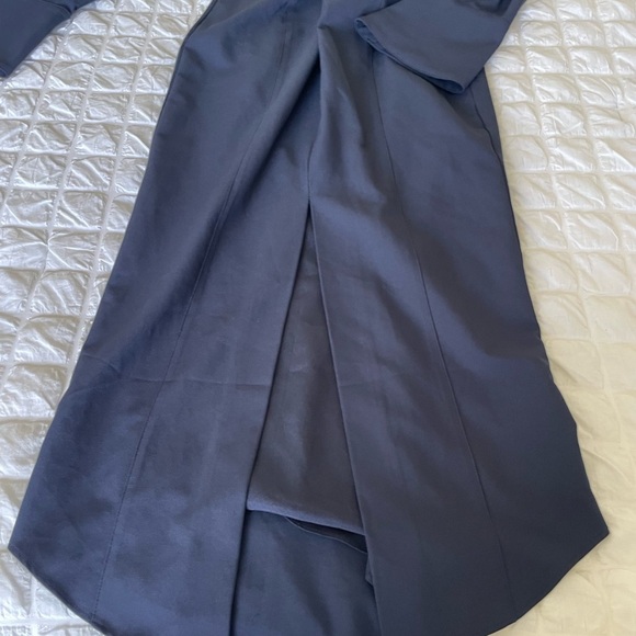 Cinq a Sept Blue McKenna Midi Long Sleeve Sheath Dress - Picture 8 of 16